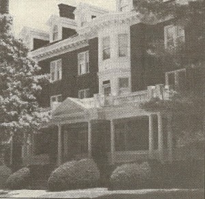 Regina Villiers had a ghostly experience while staying in this college dormitory this summer.