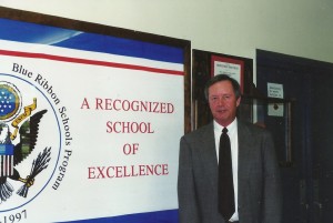 Principal David Stouffer, in his tenure, brought many honors to Sellman School, including the top two education awards - The National Blue Ribbon School of Excellence Award and the Ohio Best Award.