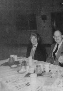 Russell Brown and his wife, Loraine, at a Christmas banquet in December 1986. He died the following May.