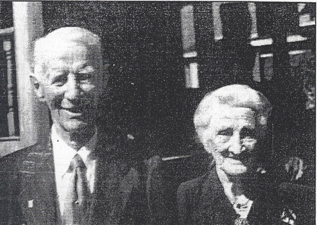 James Thomas DeMar and his wife, Elizabeth Rimpler DeMar, in 1953. She died in 1955, after 60 years of marriage. He lived to be 102. Their grandson, Russell, still lives in Madeira.