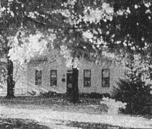 The old Case home on Camargo Road in Madeira as it looked in the 1940's.